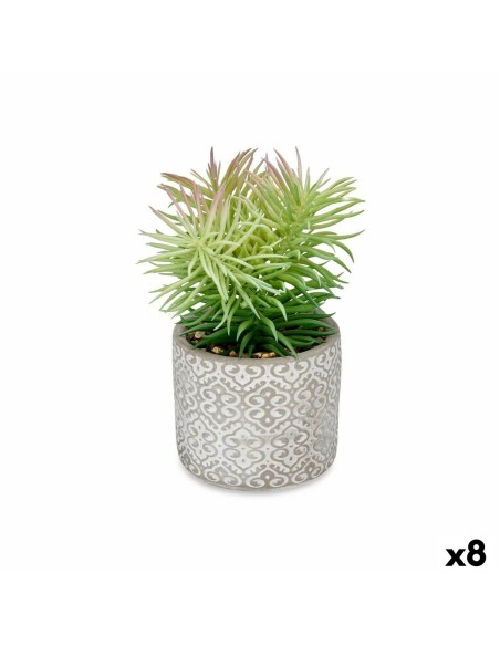 Plante décorative Succulent Bois Plastique 12 x 22 x 12 cm (8 Unités)
