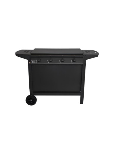 Barbecue a gaz - GRILL GARDEN - Noir - 4 brûleurs - Avec capot de protection - Allumage Piezo électrique – GRILL GARDEN (Barbecue) | STORE PRO SHOP 
