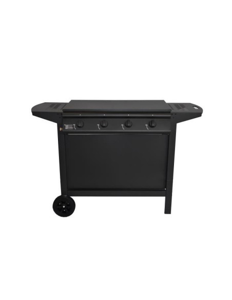 Barbecue a gaz - GRILL GARDEN - Noir - 4 brûleurs - Avec capot de protection - Allumage Piezo électrique – GRILL GARDEN (Barbecue) | STORE PRO SHOP 