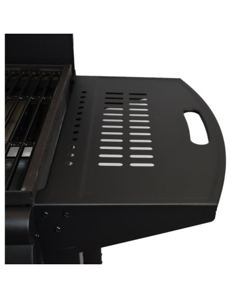 Barbecue a gaz - GRILL GARDEN - Noir - 4 brûleurs - Avec capot de protection - Allumage Piezo électrique – GRILL GARDEN (Barbecue) | STORE PRO SHOP 