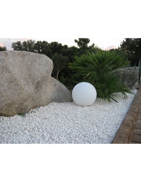 LUMISKY - Boule lumineuse filaire pour extérieur LED - blanc BOBBY - 40cm culot E27 – LUMISKY (Lampion D'exterieur - Lanterne D'exterieur) | STORE PRO SHOP 