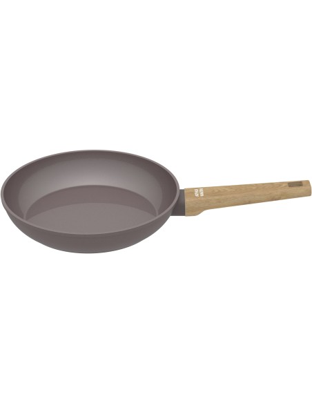 Set de 3 poeles - Tous feux dont induction - ARTHUR MARTIN - AM1052 - Revetement céramique - Ø 20-24-28 cm - Taupe – ARTHUR MARTIN (Batterie De Cuisine) | STORE PRO SHOP 