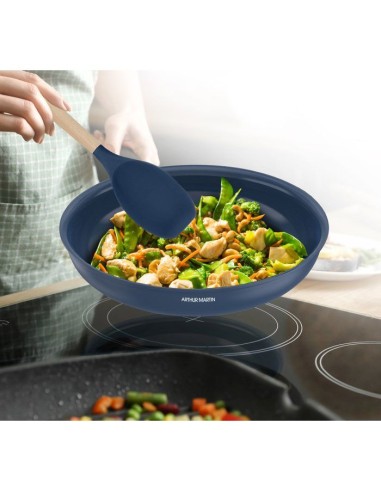 Batterie de cuisine - Tous feux dont induction - ARTHUR MARTIN  Revetement céramique - 18 pieces - Poignée amovible – ARTHUR MARTIN (Batterie De Cuisine) | STORE PRO SHOP 