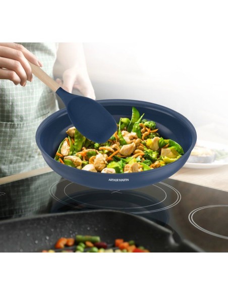 Batterie de cuisine - Tous feux dont induction - ARTHUR MARTIN  Revetement céramique - 18 pieces - Poignée amovible – ARTHUR MARTIN (Batterie De Cuisine) | STORE PRO SHOP 