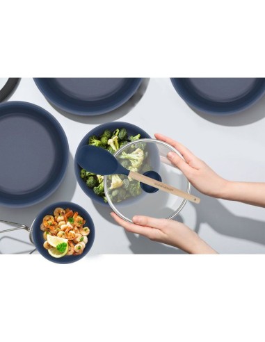Batterie de cuisine - Tous feux dont induction - ARTHUR MARTIN  Revetement céramique - 18 pieces - Poignée amovible – ARTHUR MARTIN (Batterie De Cuisine) | STORE PRO SHOP 