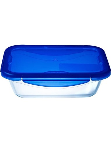 Boîte rectangulaire avec couvercle - PYREX - 1451026 - 20 x 15 cm - 800 ml - Cook  Go - Base en verre borosilicate – PYREX (Boites De Conservation - Boites Hermetiques) | STORE PRO SHOP 