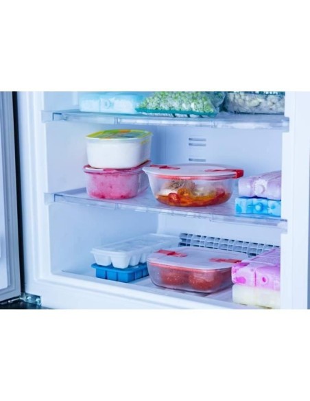 Boîte rectangulaire avec couvercle - PYREX - 1451021 - 20 x 17 cm - 1 L - Cook  Heat - Base en verre borosilicate – PYREX (Boites De Conservation - Boites Hermetiques) | STORE PRO SHOP 
