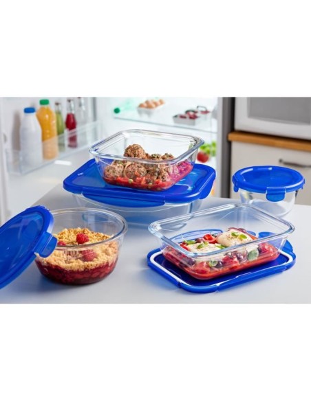 Lot de 7 Boîtes de conservation - PYREX - Cook  Go - Verre - Couvercle étanche – PYREX (Boites De Conservation - Boites Hermetiques) | STORE PRO SHOP 