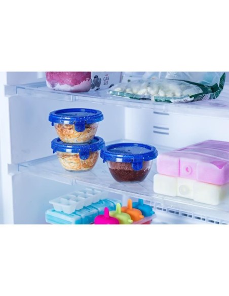Lot de 5 mini bols - PYREX - Cook  Go - Verre - Rond - Couvercle étanche - 0,2 L – PYREX (Boites De Conservation - Boites Hermetiques) | STORE PRO SHOP 