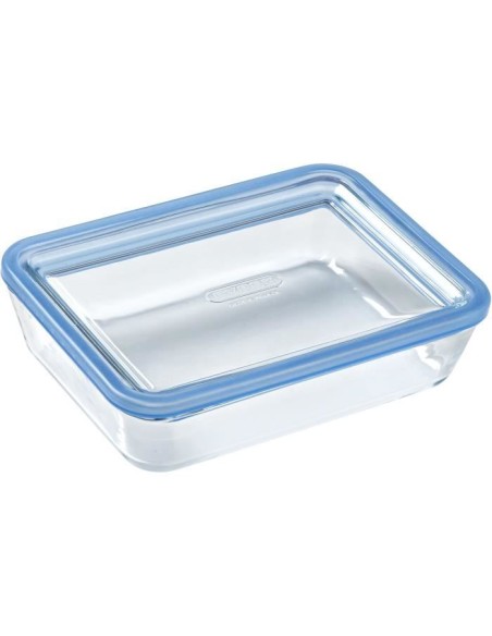 Lot de 3 Boîtes de conservation avec couvercle - PYREX - Zero Plastic - Verre - Rectangulaire - 0.8/1,5/2,6 L – PYREX (Boites De Conservation - Boites Hermetiques) | STORE PRO SHOP 