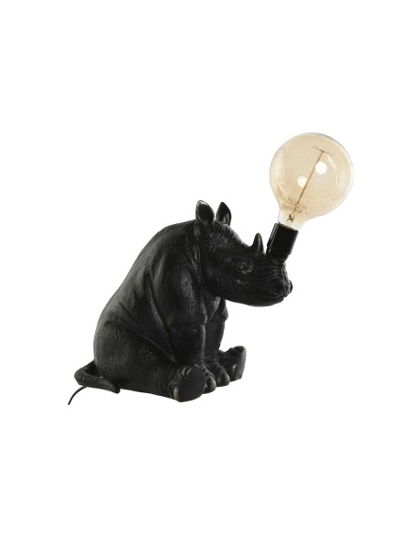 Lampe de bureau Home ESPRIT Noir Résine 50 W 220 V 35 x 21,7 x 29 cm