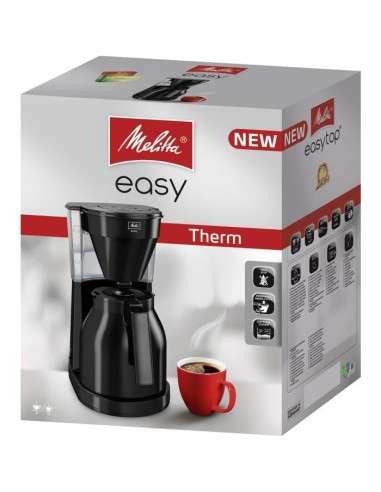 MELITTA Easy Therm II 1023-06 - Cafetiere filtre 1L - 1050 W - Noir – MELITTA (Cafetiere - Theiere - Chocolatiere) | STORE PRO SHOP 