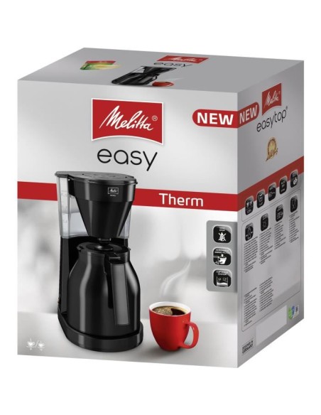 MELITTA Easy Therm II 1023-06 - Cafetiere filtre 1L - 1050 W - Noir – MELITTA (Cafetiere - Theiere - Chocolatiere) | STORE PRO SHOP 