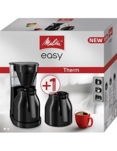 MELITTA Easy Therm II - Cafetiere filtre 1L - 1050 W  2eme verseuse - Noir – MELITTA (Cafetiere - Theiere - Chocolatiere) | STORE PRO SHOP 