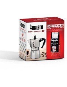 Cafetiere italienne  1 Café Perfetto Moka Classico - BIALETTI - MOKA - 3 tasses - 0,30 L - Paquet de 250 g - Argent