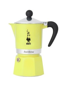 Cafetiere italienne - BIALETTI - RAINBOW - 6 tasses - 0,30 L - Jaune
