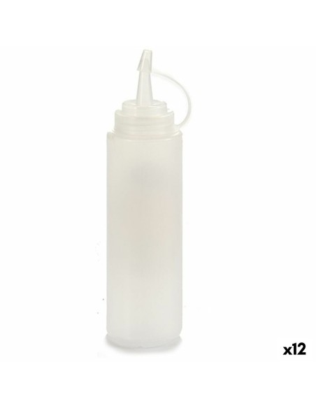 Pot à Sauces Transparent Plastique 200 ml (12 Unités)