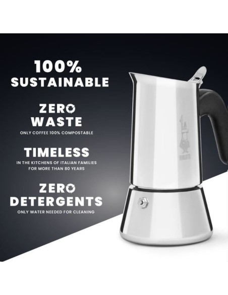 Cafetiere Italienne - BIALETTI - 0007255/CNNP - Acier – BIALETTI (Cafetiere - Theiere - Chocolatiere) | STORE PRO SHOP 