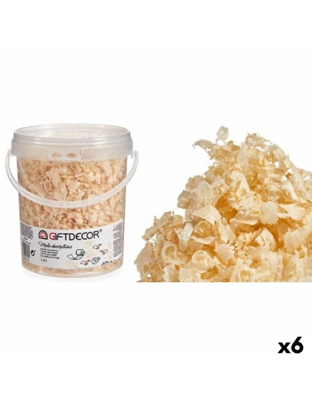 Copeaux décoratifs 1,4 L Naturel (6 Unités)