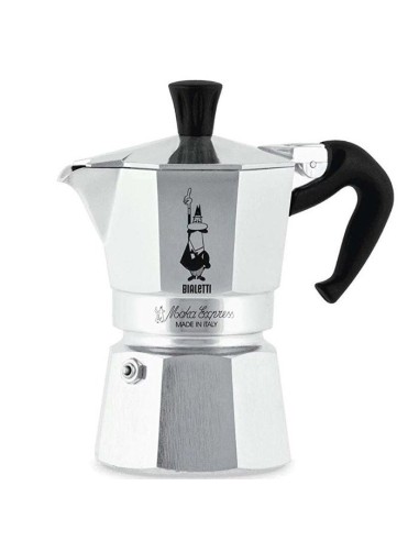 Cafetiere italienne - BIALETTI - Moka Express - Tous feux sauf induction - 2 tasses - 90 ml - Inox – BIALETTI (Cafetiere - Theiere - Chocolatiere) | STORE PRO SHOP 