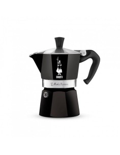 Cafetiere italienne - BIALETTI - La Mokina - Tous feux sauf induction - 1 tasse - 40 ml - Noir