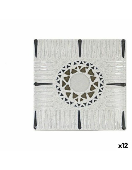 Assiette à dessert La Mediterránea Barroc 18 x 18 x 2 cm (12 Unités) (18 cm)