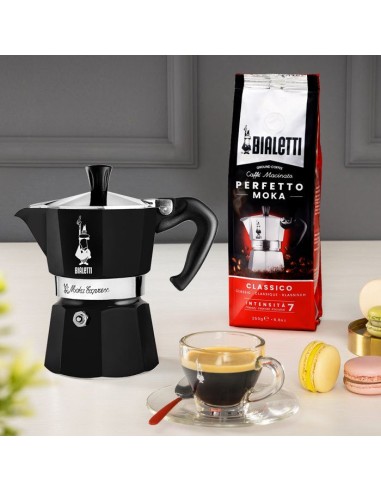 Cafetiere italienne - BIALETTI - La Mokina - Tous feux sauf induction - 1 tasse - 40 ml - Noir – BIALETTI (Cafetiere - Theiere - Chocolatiere) | STORE PRO SHOP 