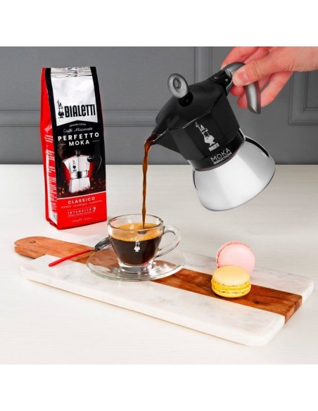 Cafetiere italienne - BIALETTI - MOKA Induction - 2 tasses - 100 ml - Noir – BIALETTI (Cafetiere - Theiere - Chocolatiere) | STORE PRO SHOP 