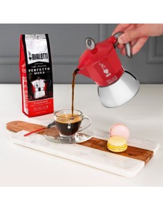 Cafetiere italienne - BIALETTI - MOKA Induction - 2 tasses - 100 ml - Rouge 2