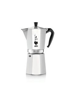 Cafetiere italienne - BIALETTI - Moka Express - Tous feux sauf induction - 18 tasses - 810 ml - Inox