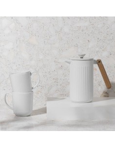 Cafetiere a piston - BODUM - Douro - En porcelaine - 8 tasses - 1 l 2