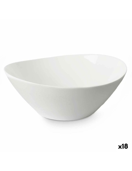 Bol Blanc verre 25 x 10 x 23 cm (18 Unités)