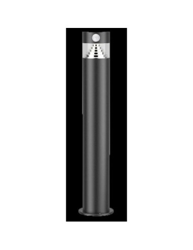 Borne solaire - GALIX - G4585C - Forte clarte - Inox avec détecteur - H50 cm - 150 Lumens – GALIX (Balise Solaire - Borne Solaire) | STORE PRO SHOP 