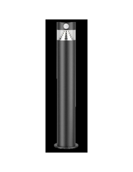 Borne solaire - GALIX - G4585C - Forte clarte - Inox avec détecteur - H50 cm - 150 Lumens – GALIX (Balise Solaire - Borne Solaire) | STORE PRO SHOP 