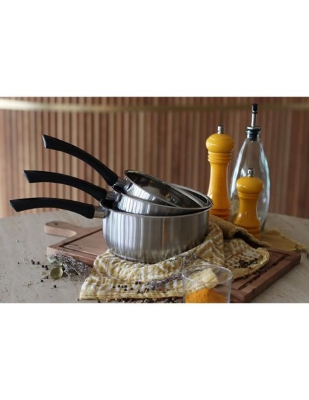 Casserole - MENASTYL - 6020242 - En acier inoxydable - 18 cm - Tous feux dont induction – MENASTYL (Casserole) | STORE PRO SHOP 