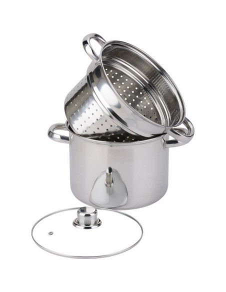 BAUMALU Cuiseur a pâtes inox - 20 cm – BAUMALU (Cuiseur A Riz - Cuiseur A Pates) | STORE PRO SHOP 
