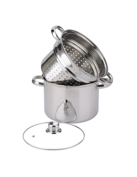 BAUMALU Cuiseur a pâtes inox - 20 cm – BAUMALU (Cuiseur A Riz - Cuiseur A Pates) | STORE PRO SHOP 