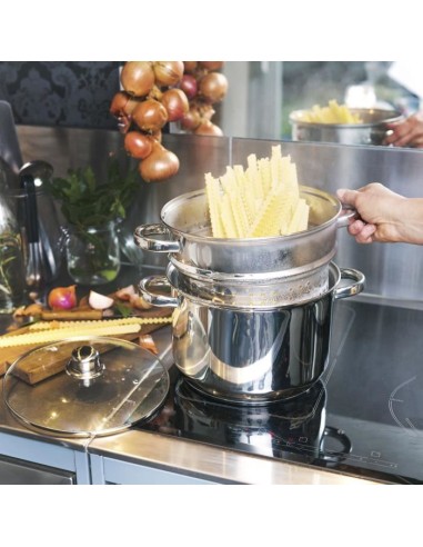 BAUMALU Cuiseur a pâtes inox - 20 cm – BAUMALU (Cuiseur A Riz - Cuiseur A Pates) | STORE PRO SHOP 