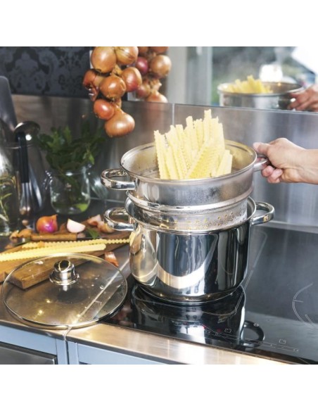 BAUMALU Cuiseur a pâtes inox - 20 cm – BAUMALU (Cuiseur A Riz - Cuiseur A Pates) | STORE PRO SHOP 