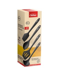 Set ustensiles cuisine - INOXIBAR - Lot 4 silicone - sans BPA - résistant chaleur - lave-vaisselle 2