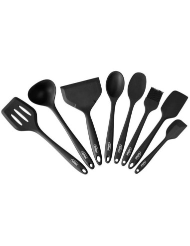 Set ustensiles cuisine - INOXIBAR - Lot 8 silicone - sans BPA - résistant chaleur - lave-vaisselle – INOXIBAR (Ensemble Ustensiles - Lot Ustensiles) | STORE PRO SHOP 