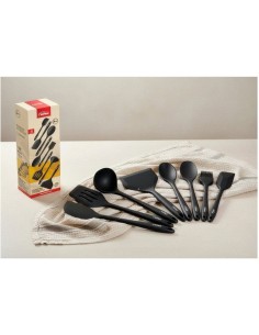 Set ustensiles cuisine - INOXIBAR - Lot 8 silicone - sans BPA - résistant chaleur - lave-vaisselle 2