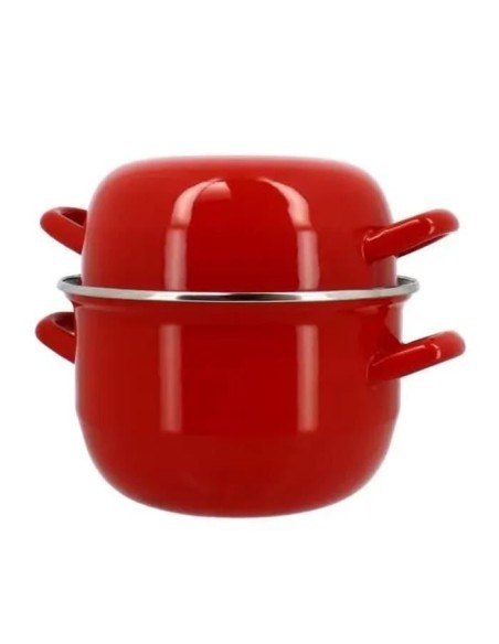 Marmite a moule - MENASTYL - 3645562 - En acier émaillé - Noir - 18 cm - 2,7 litres - Tous feux dont induction – MENASTYL (Faitout - Marmite) | STORE PRO SHOP 