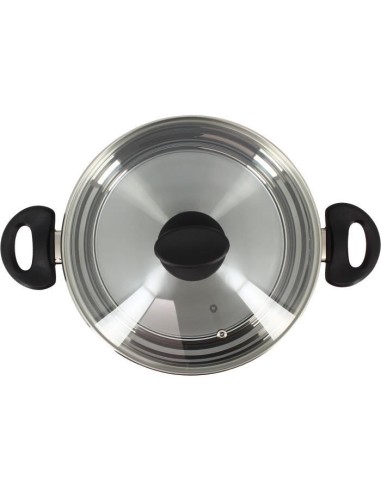 Faitout - MENASTYL - 6020256 - En acier inoxydable - 24 cm - Tous feux dont induction – MENASTYL (Faitout - Marmite) | STORE PRO SHOP 