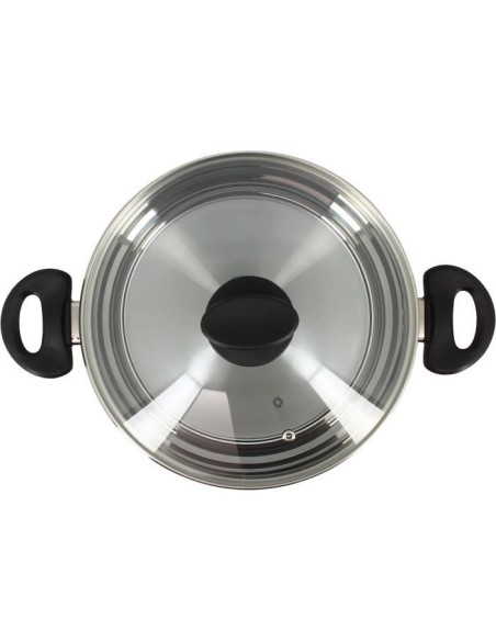 Faitout - MENASTYL - 6020256 - En acier inoxydable - 24 cm - Tous feux dont induction – MENASTYL (Faitout - Marmite) | STORE PRO SHOP 