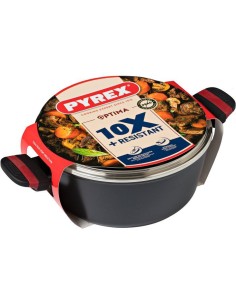 Faitout - PYREX - Optima - 24 cm - Noir