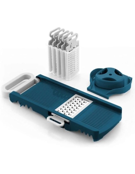 Mandoline pliable - ARTHUR MARTIN - AMM530 - 6 en 1 - 3 Lames de râpes et 3 lames de coupes légumes - Acier inoxydable – ARTHUR MARTIN (Mandoline - Eminceur - Coupe-aliment) | STORE PRO SHOP 