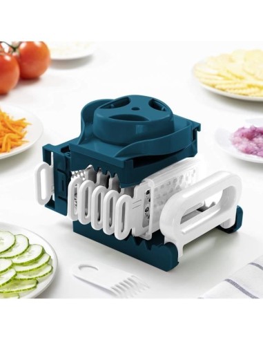 Mandoline pliable - ARTHUR MARTIN - AMM530 - 6 en 1 - 3 Lames de râpes et 3 lames de coupes légumes - Acier inoxydable – ARTHUR MARTIN (Mandoline - Eminceur - Coupe-aliment) | STORE PRO SHOP 