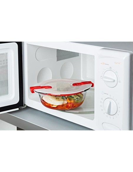 Lot de 3 lunch box - PYREX - Cook  Heat - Verre - Rond - Couvercle a valves vapeur spécial micro-onde - 1,1 L – PYREX (Lunch Box - Boite A Repas) | STORE PRO SHOP 