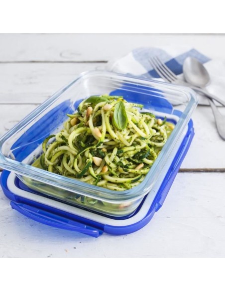 Lot de 5 Lunch Box - PYREX - Cook  Go - Verre - Rectangulaire - Couvercle hermétique - 0,8 L – PYREX (Lunch Box - Boite A Repas) | STORE PRO SHOP 
